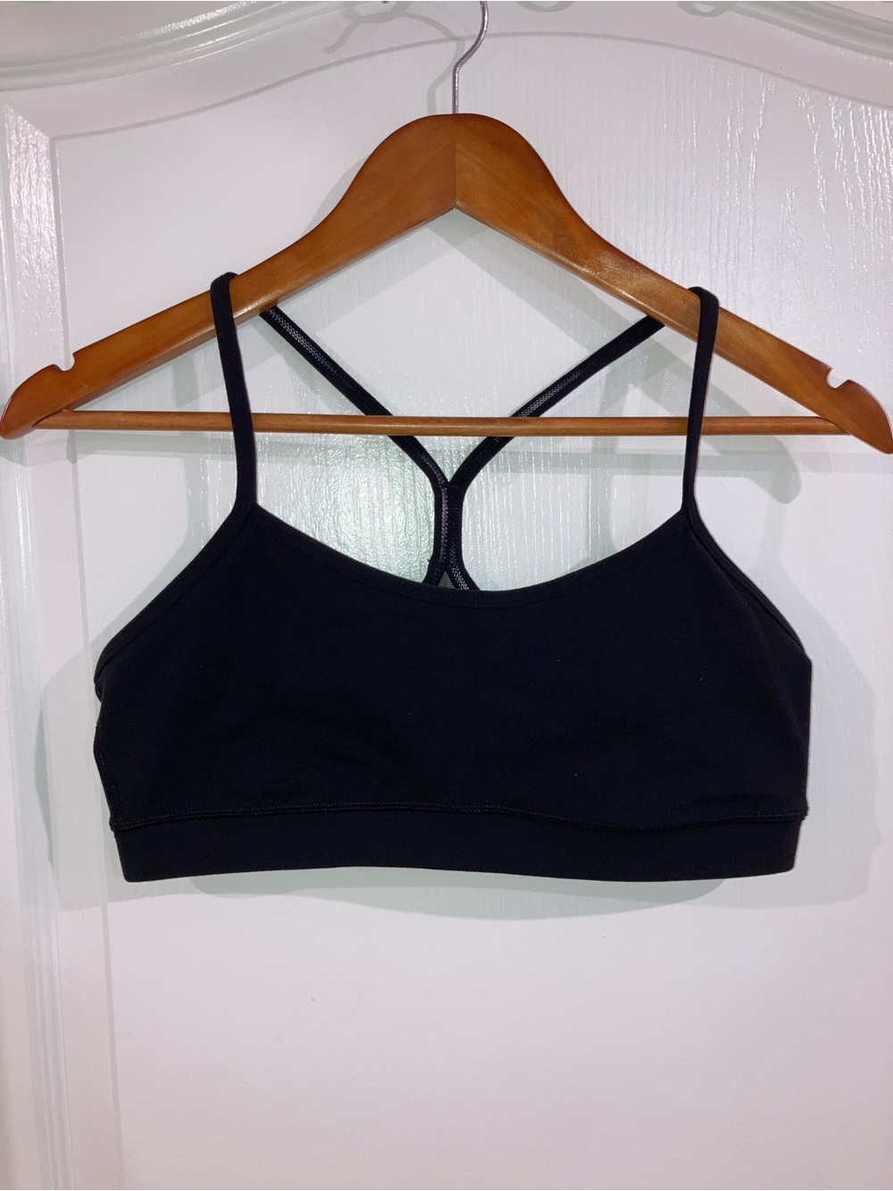 Lululemon Black Basic Racerback Sports Bra - size 10